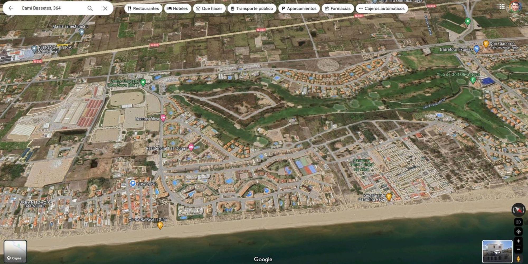Casa De Playa En Al Lado Del Met Y Campo De Golf Hébergement de vacances *